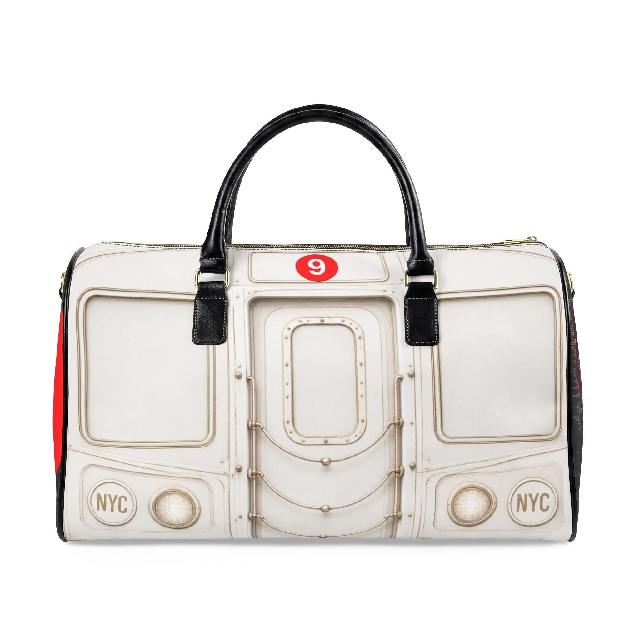 9-Train Faux Leather Travel Bag