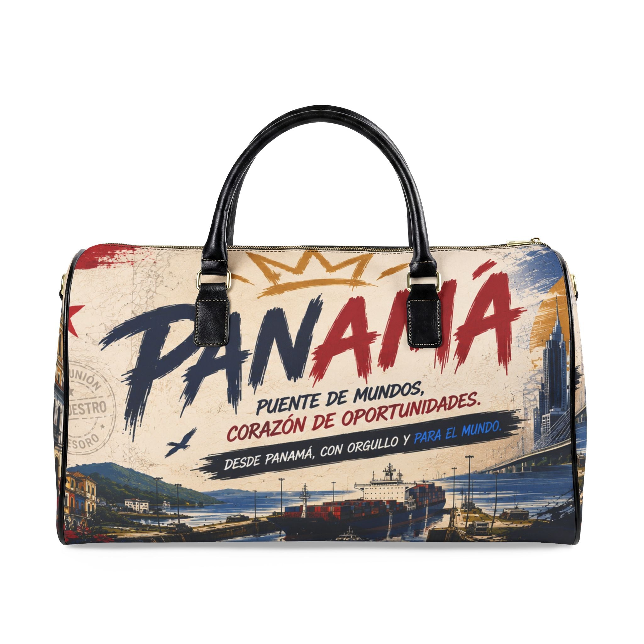 New York Perfect Panama Leather Bag