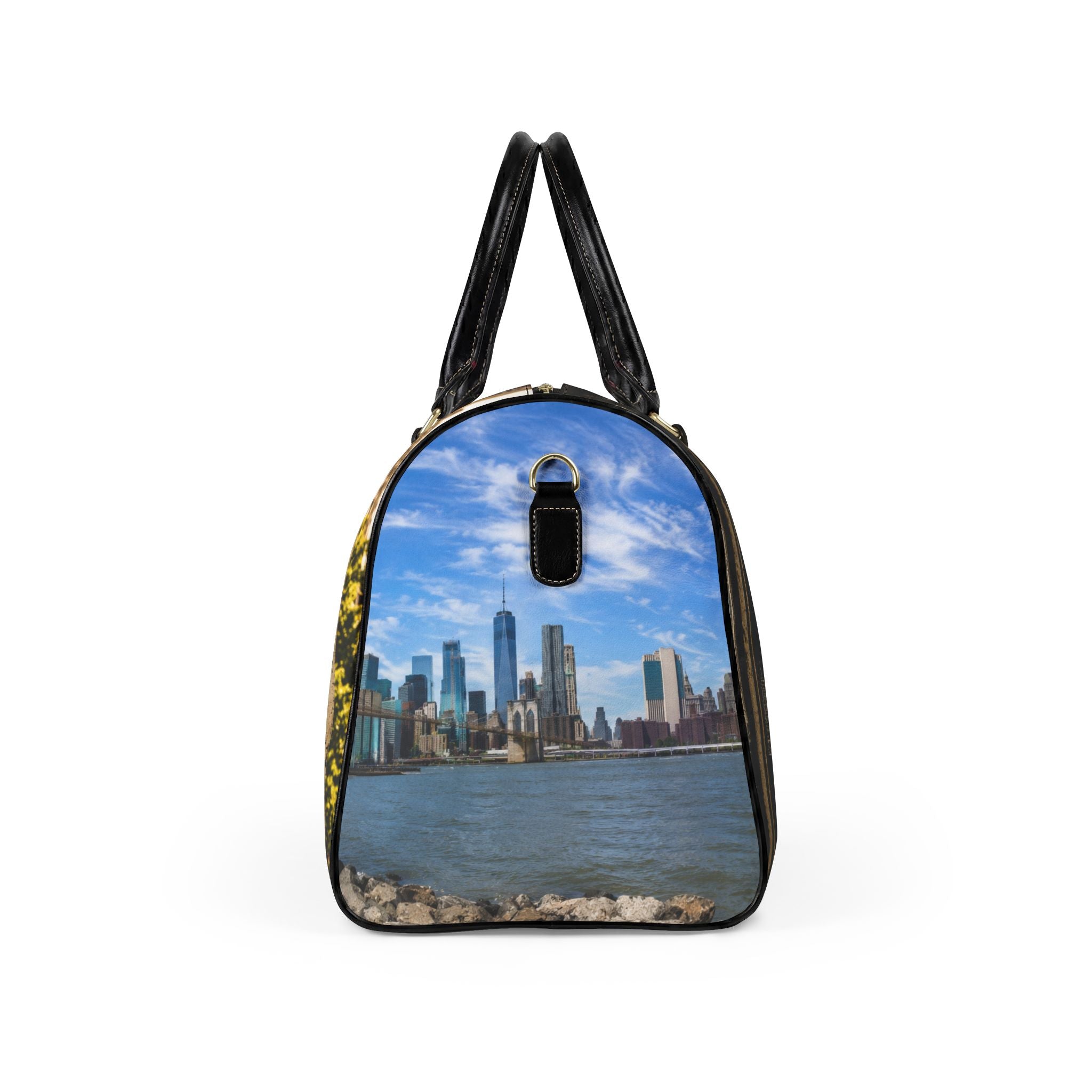 NYC Summer Faux Leather Travel Bag