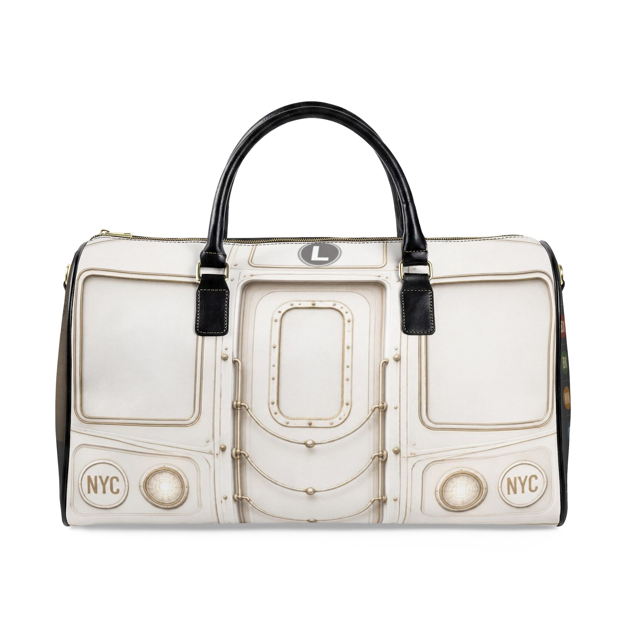L Line Leather Travel Bag