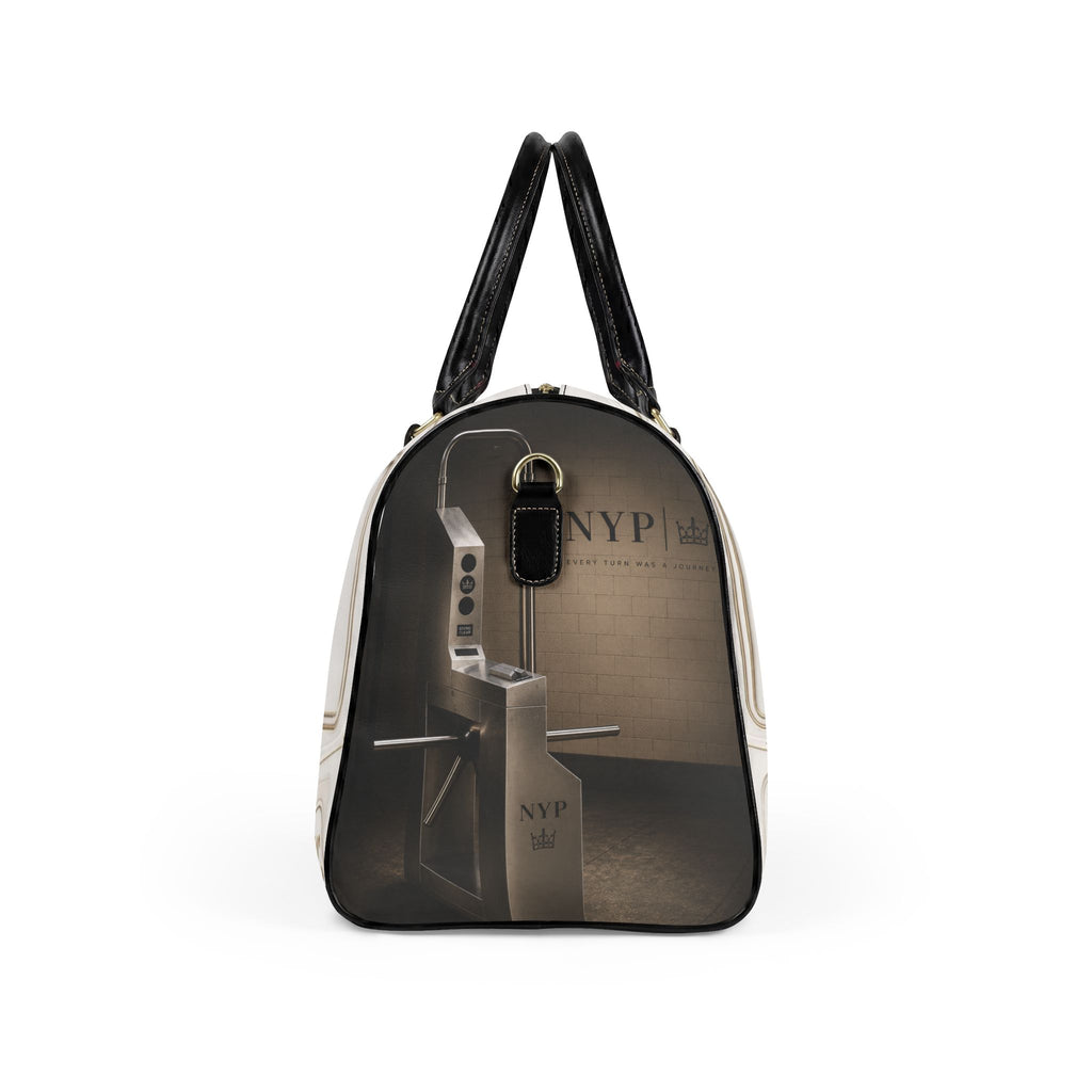 L Line Leather Travel Bag