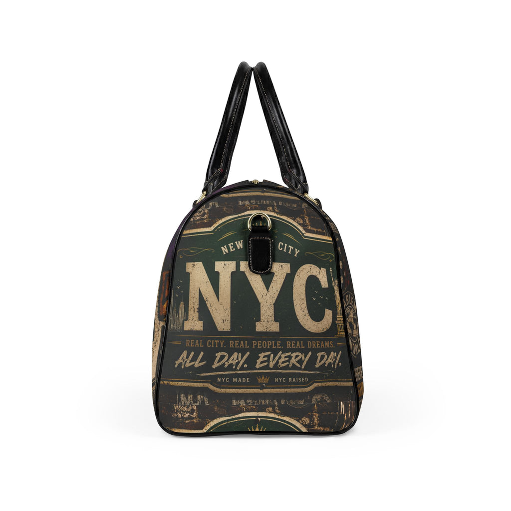Harlem Faux Leather Travel Bag