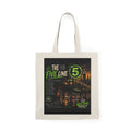5- Line Natural Tote Bag