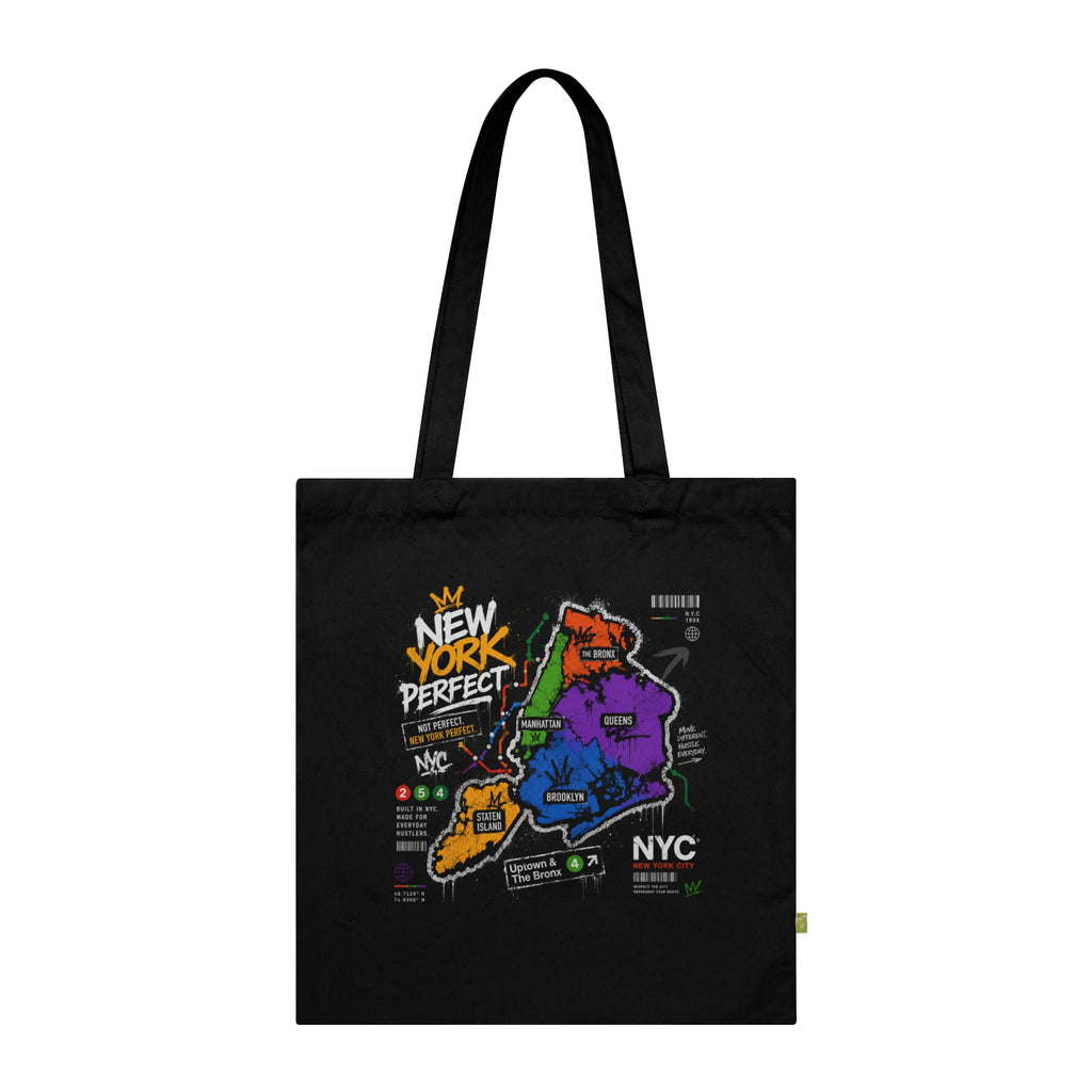 New York Perfect Organic Cotton Tote Bag