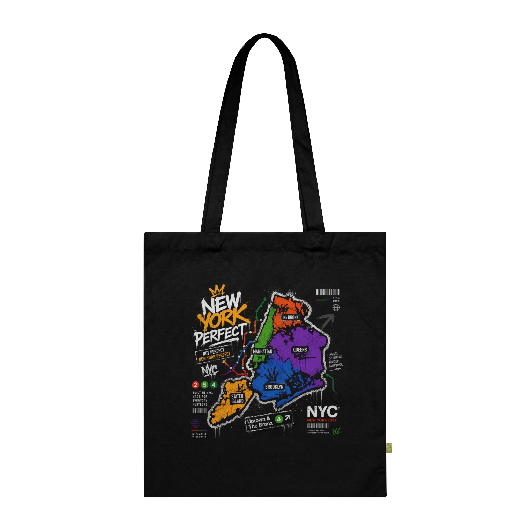 New York Perfect Organic Cotton Tote Bag