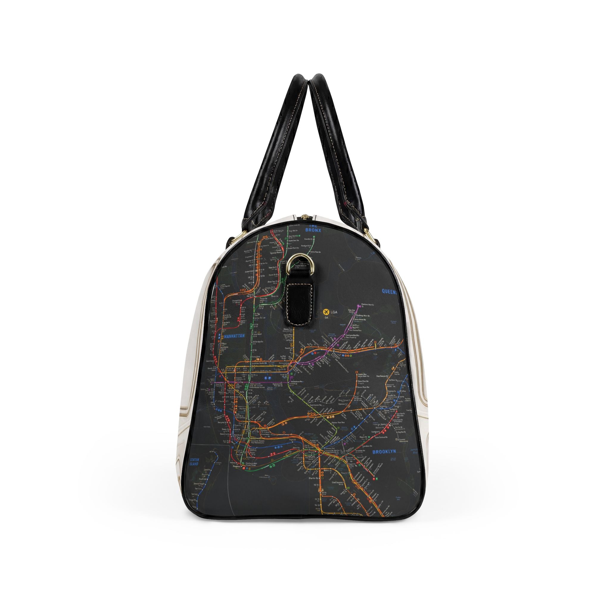 9-Train Faux Leather Travel Bag