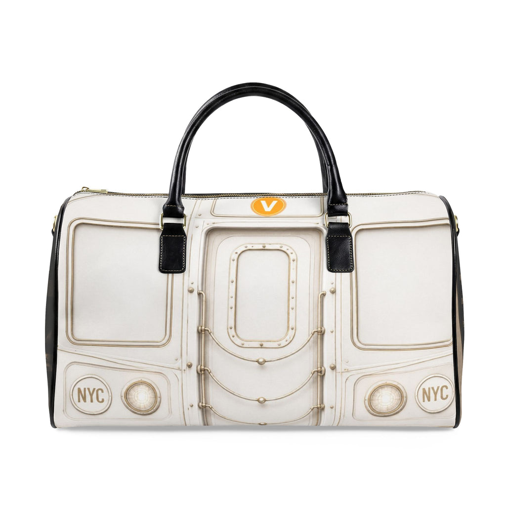 V Line Leather Bag