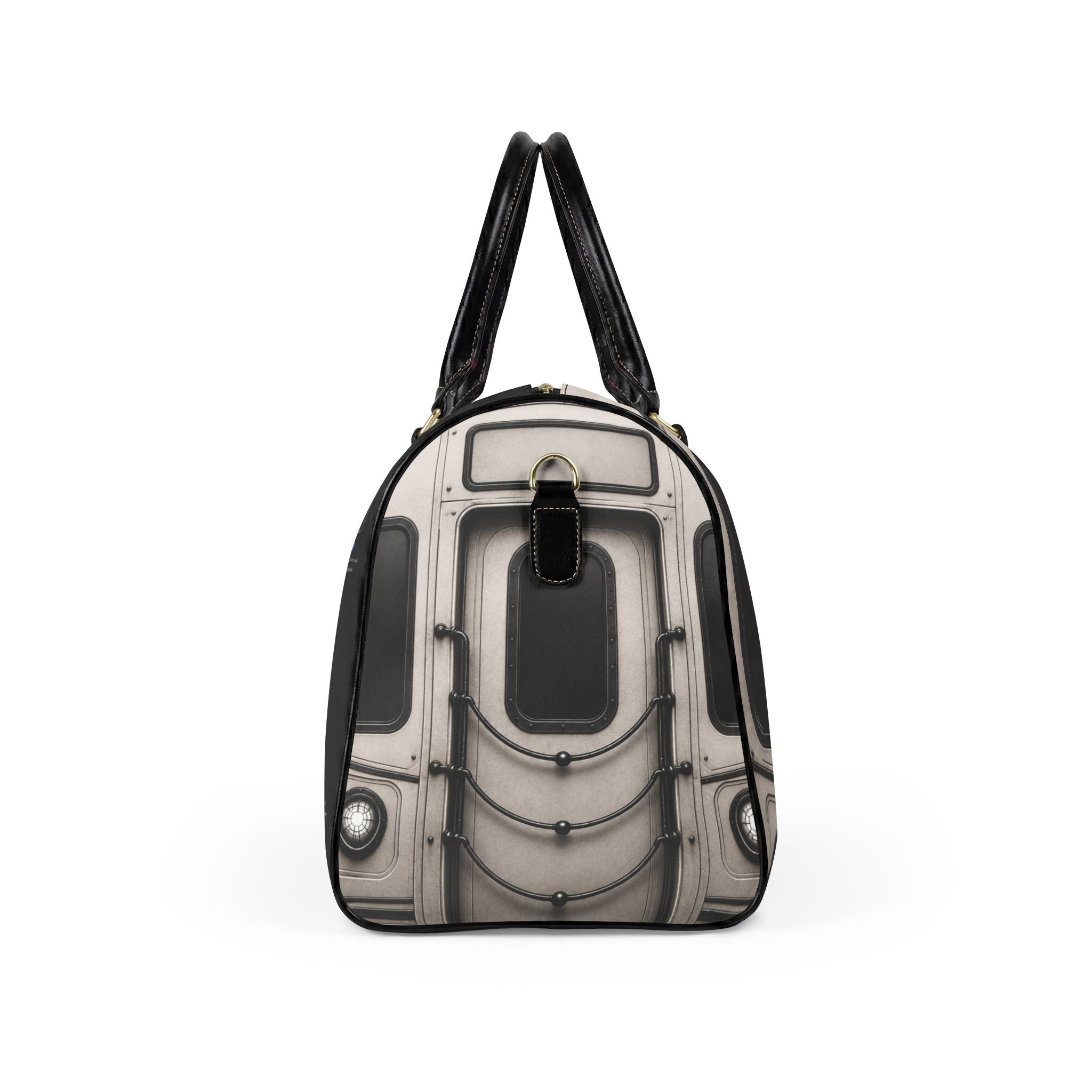 NYC Lines Faux Leather Bag (Double-sided)