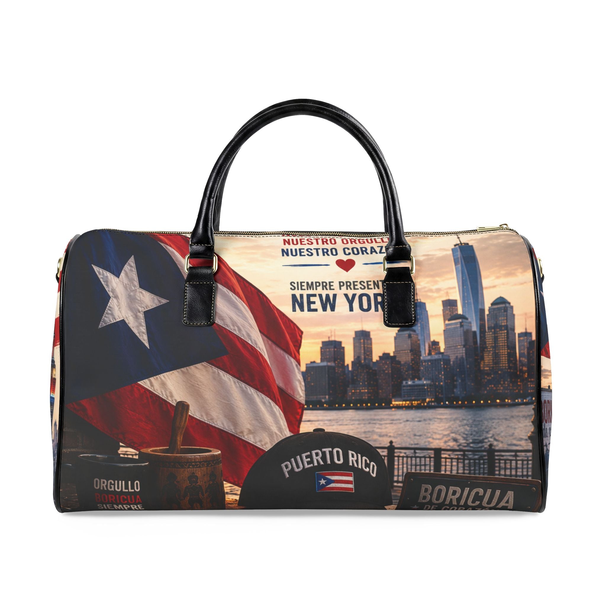 NYC Puerto Rico Leather Bag