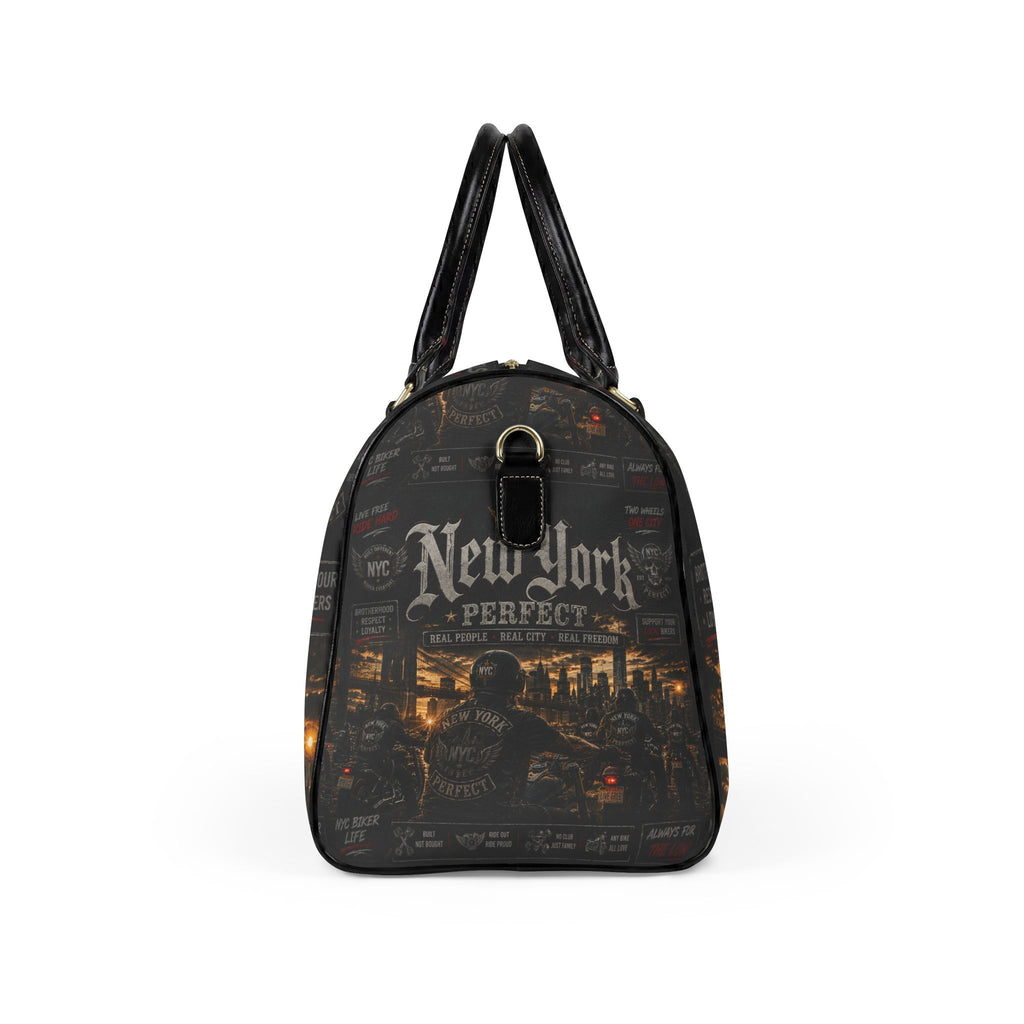 NYC Motorists Leather Travel Bag