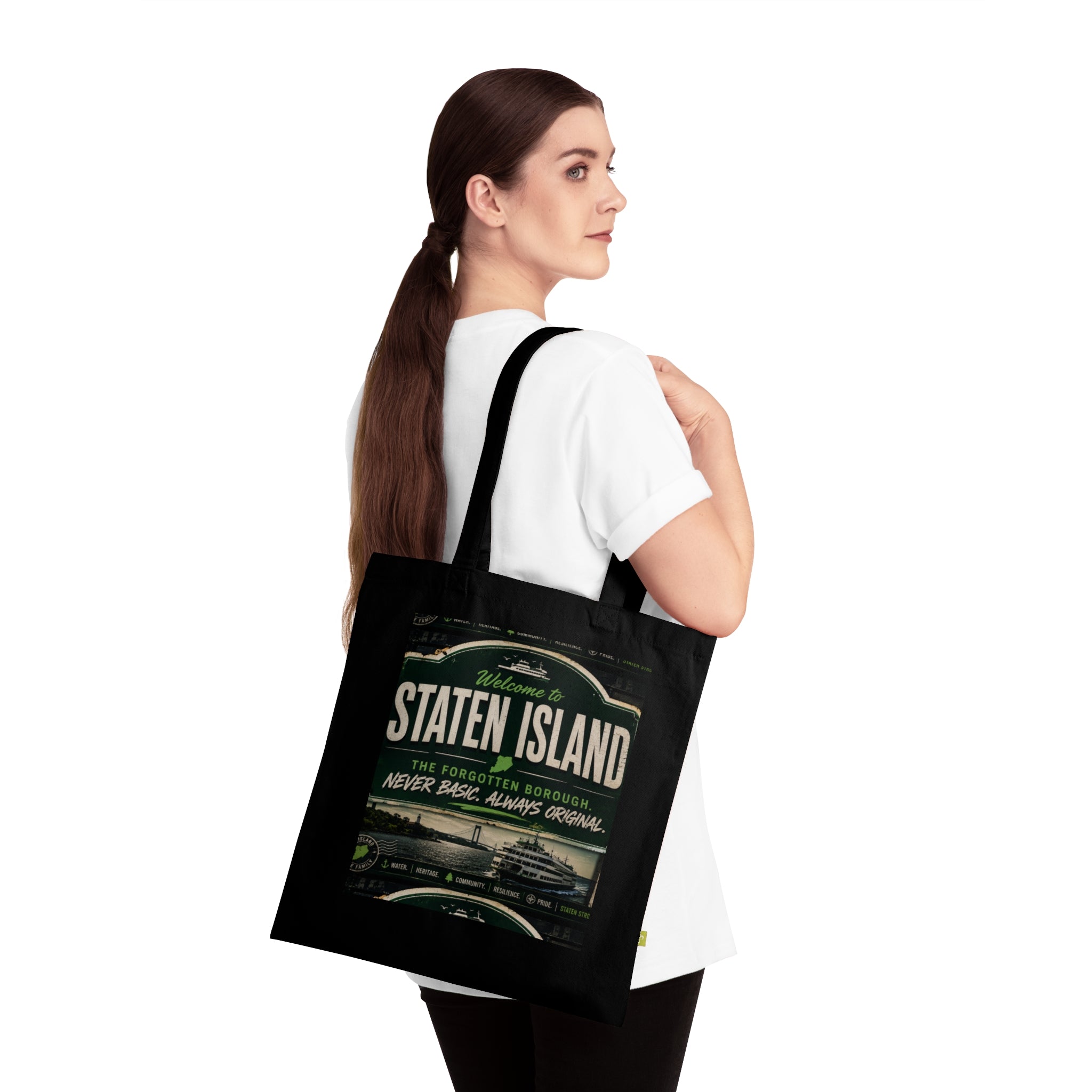 Staten Island Organic Cotton Tote Bag