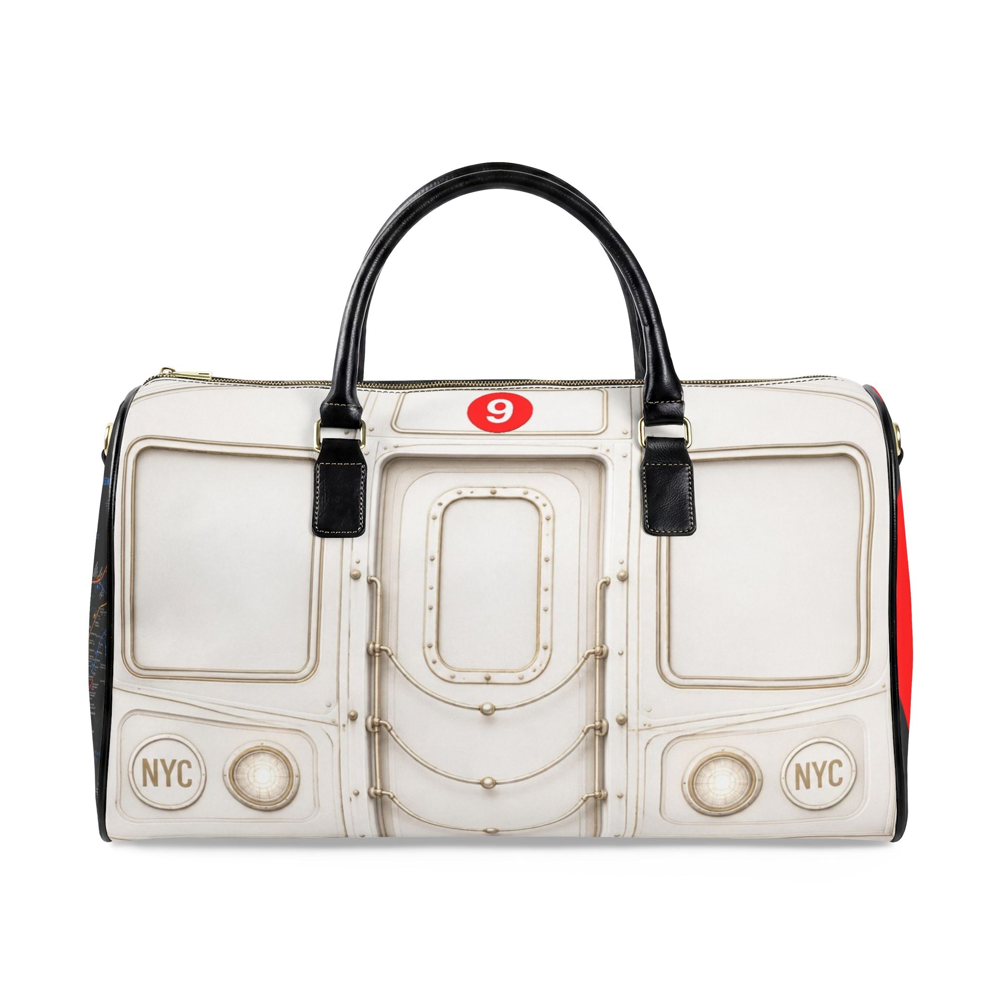 9-Train Faux Leather Travel Bag