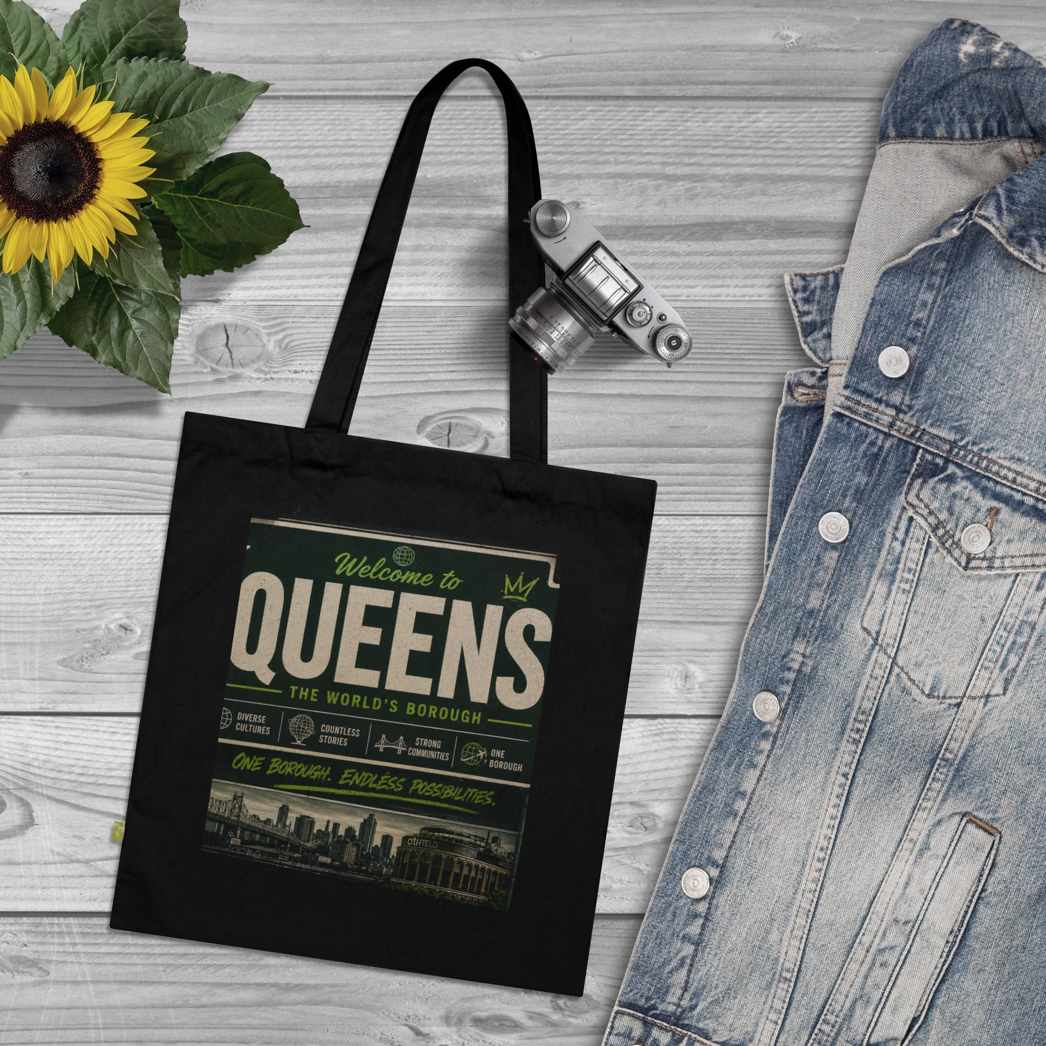 Queens Organic Cotton Tote Bag