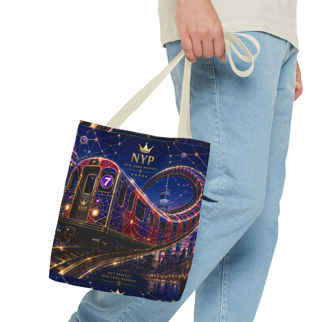 NYP 7 Route Flow Tote Bag (AOP)