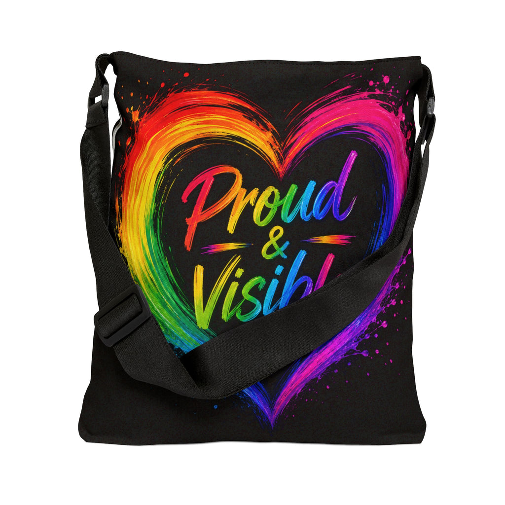 Proud and Visible Adjustable Tote Bag (AOP)