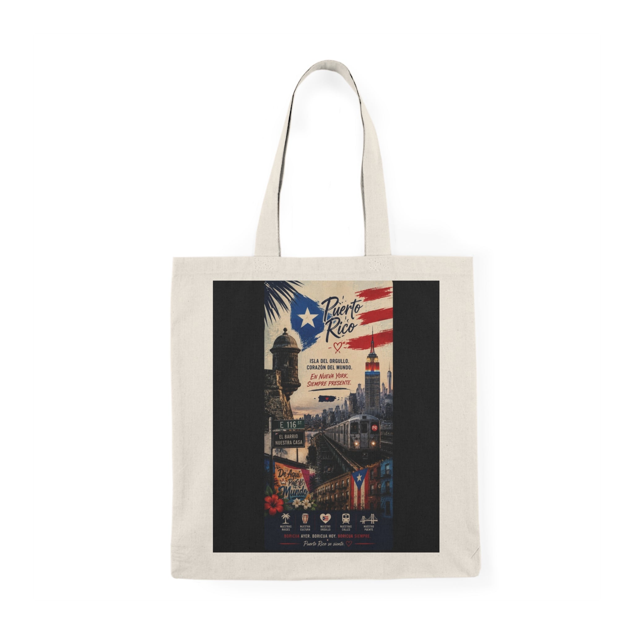 New York Perfect Puerto Rico Tote Bag