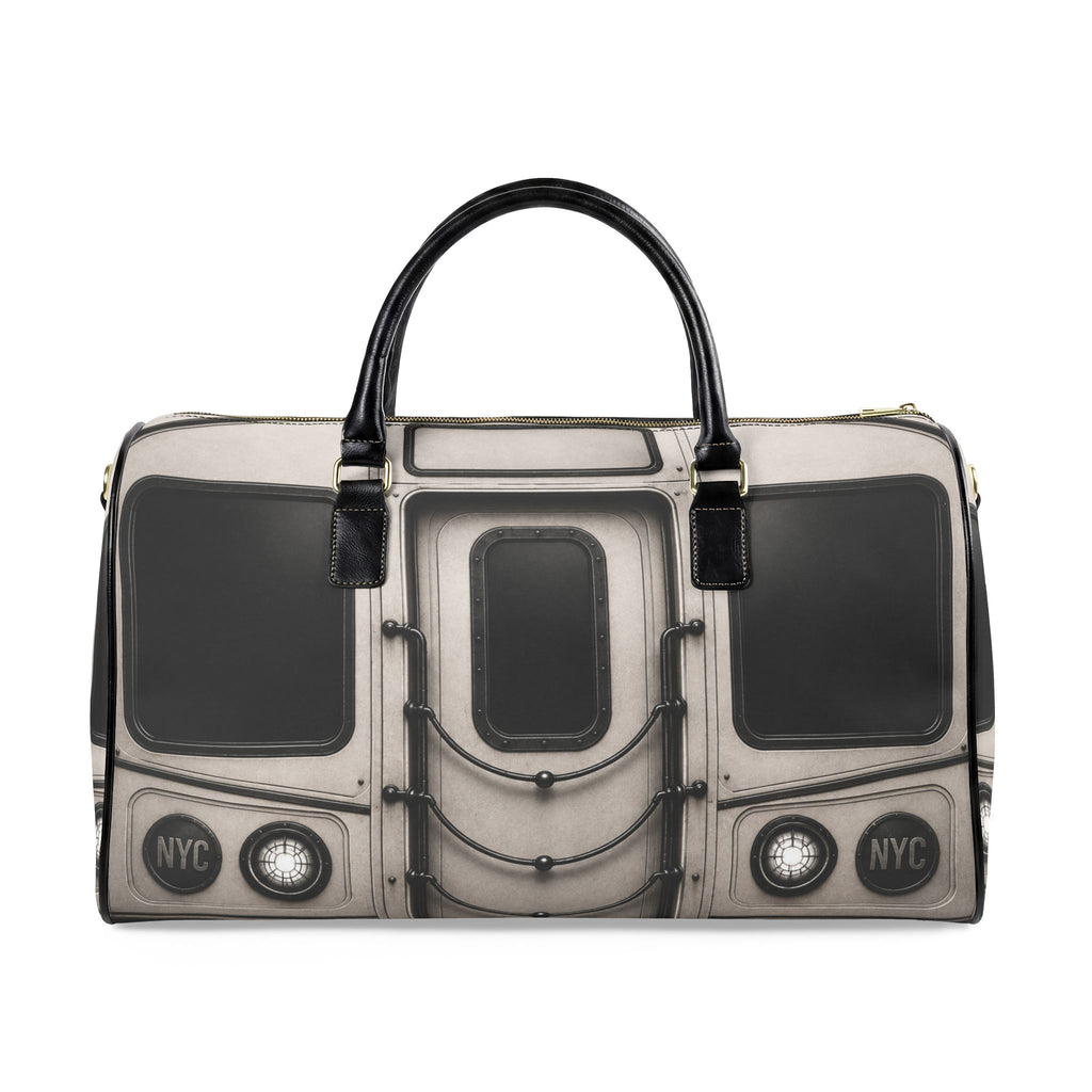 NYC Lines Faux Leather Bag (Double-sided)