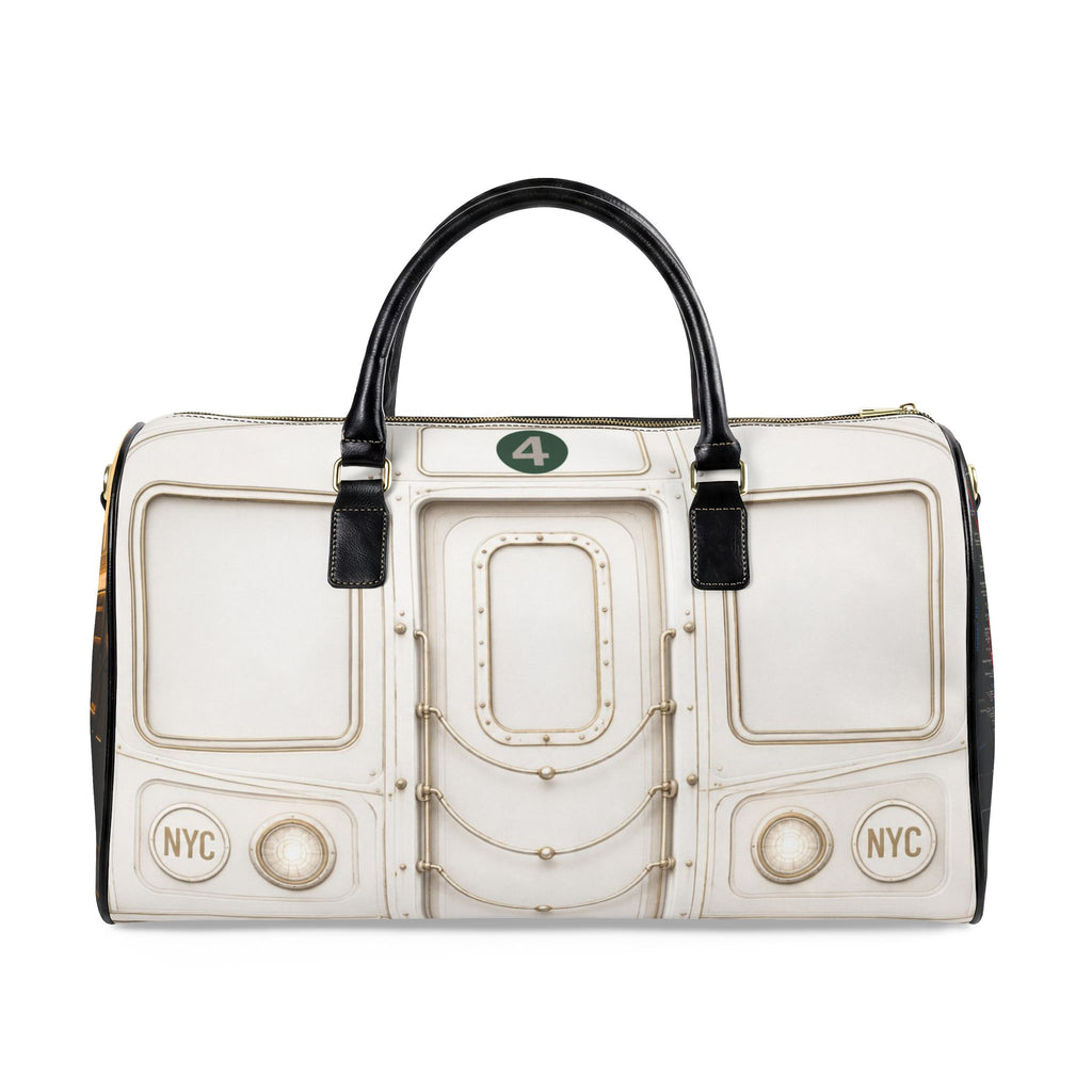 4-Train Faux Leather Travel Bag