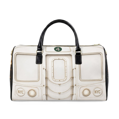 4-Train Faux Leather Travel Bag