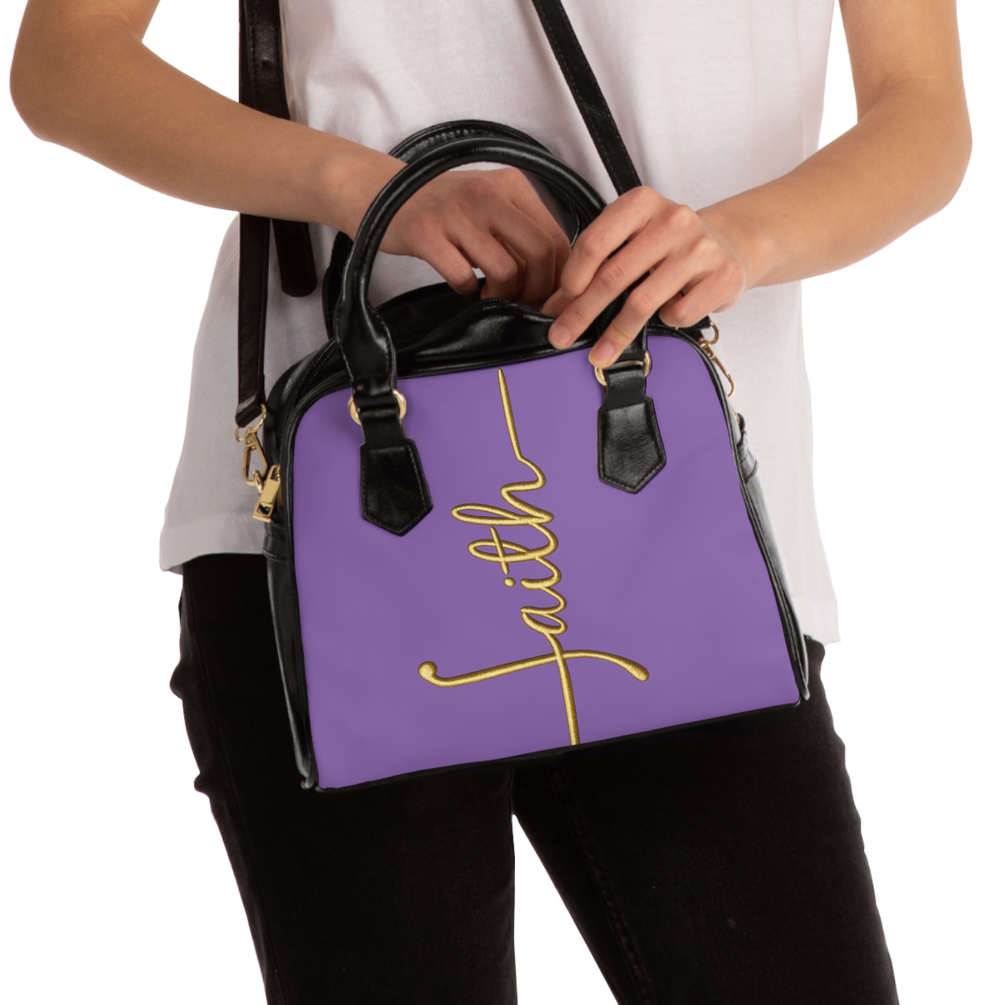New York Perfect Faith on Shoulders Bag