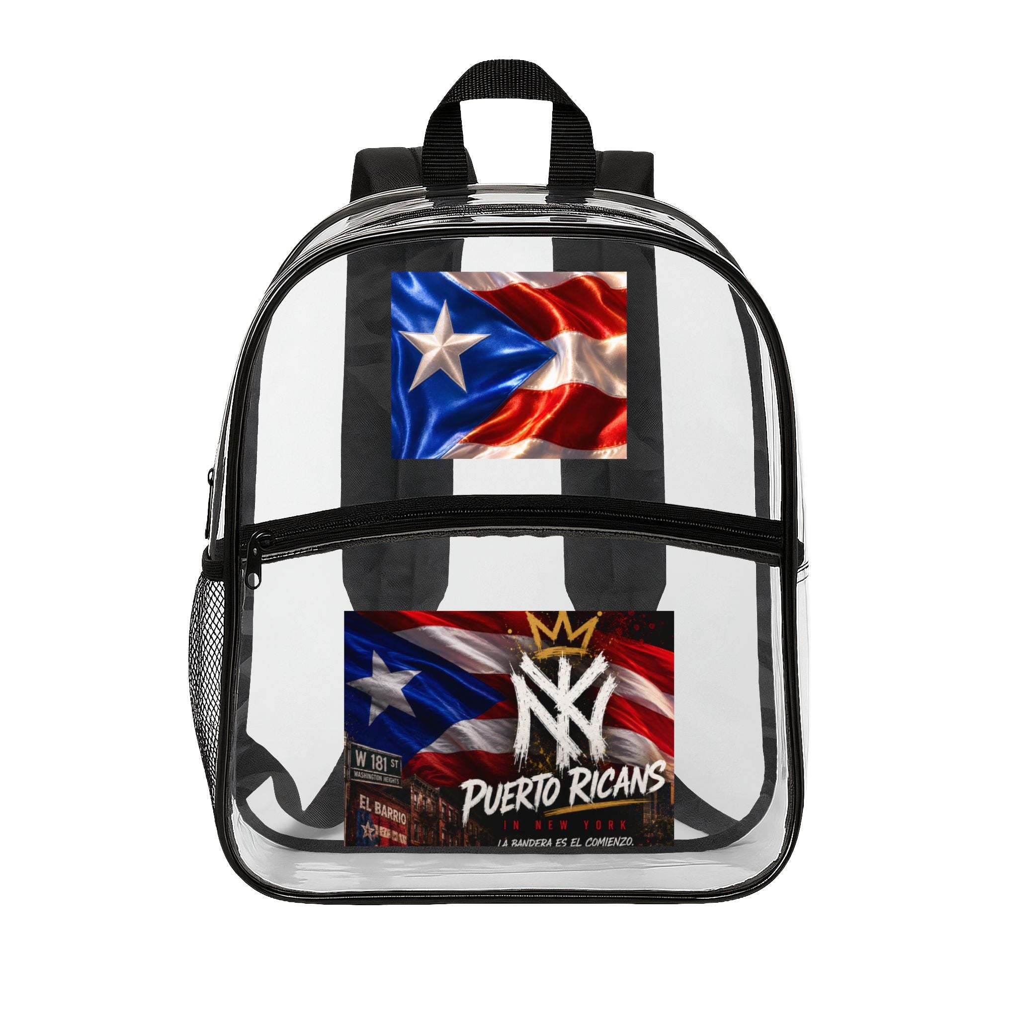 NYP BORICUA Clear Backpack