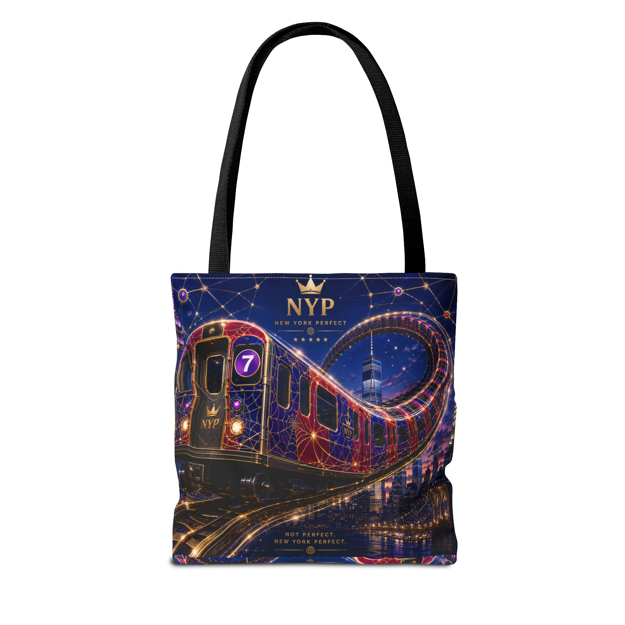 NYP 7 Route Flow Tote Bag (AOP)