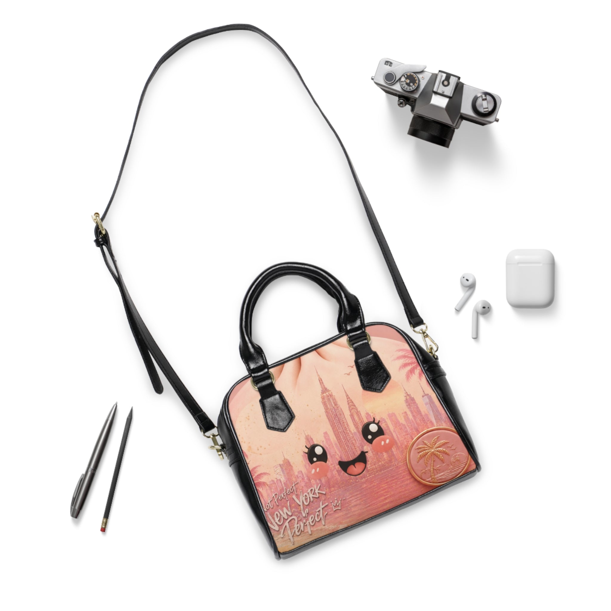 NYP Summer Smile Shoulder Handbag