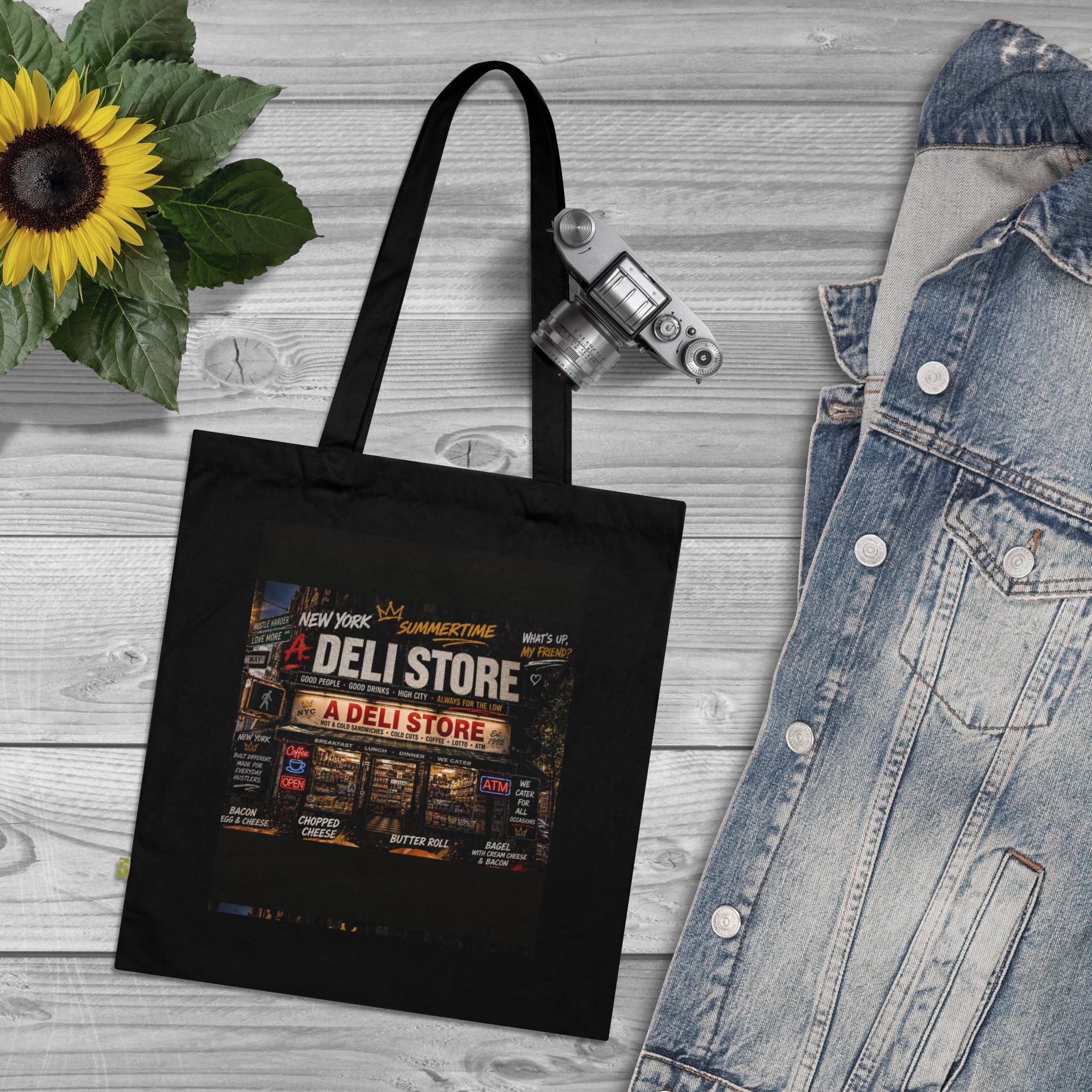 Deli Store Organic Cotton Tote Bag