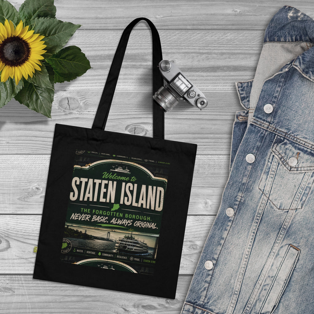 Staten Island Organic Cotton Tote Bag