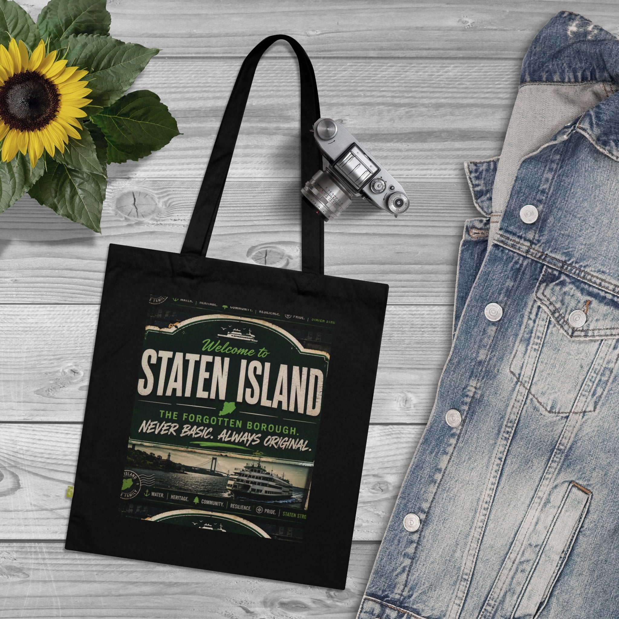 Staten Island Organic Cotton Tote Bag