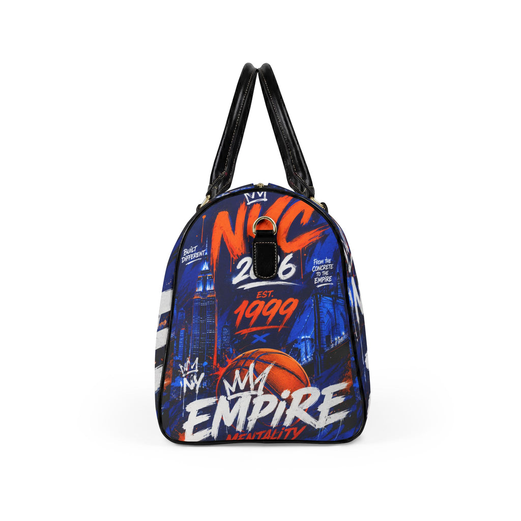 NY Empire Faux Leather Travel Bag