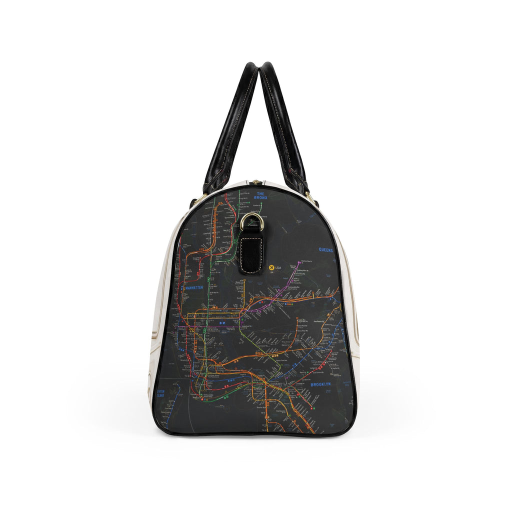 L-Train Faux Leather Travel Bag