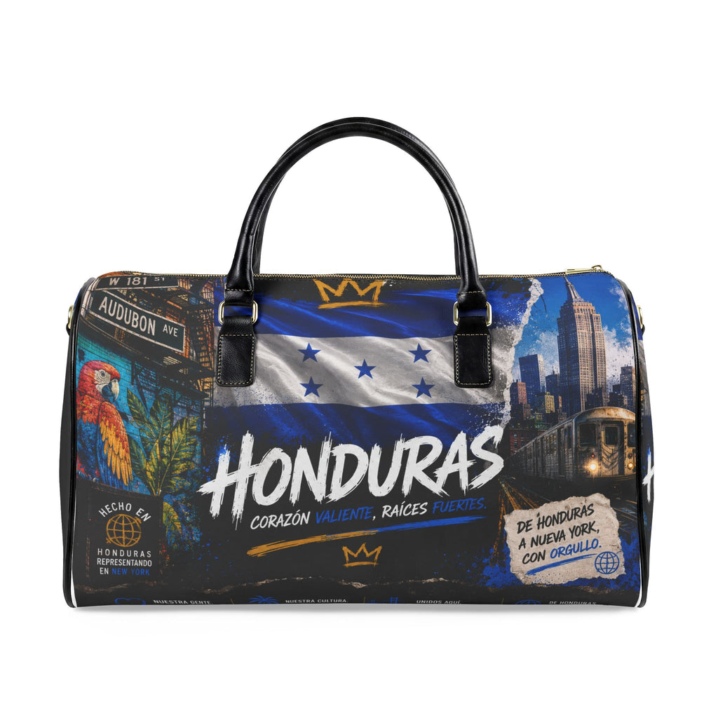 Faux Leather Travel Bag