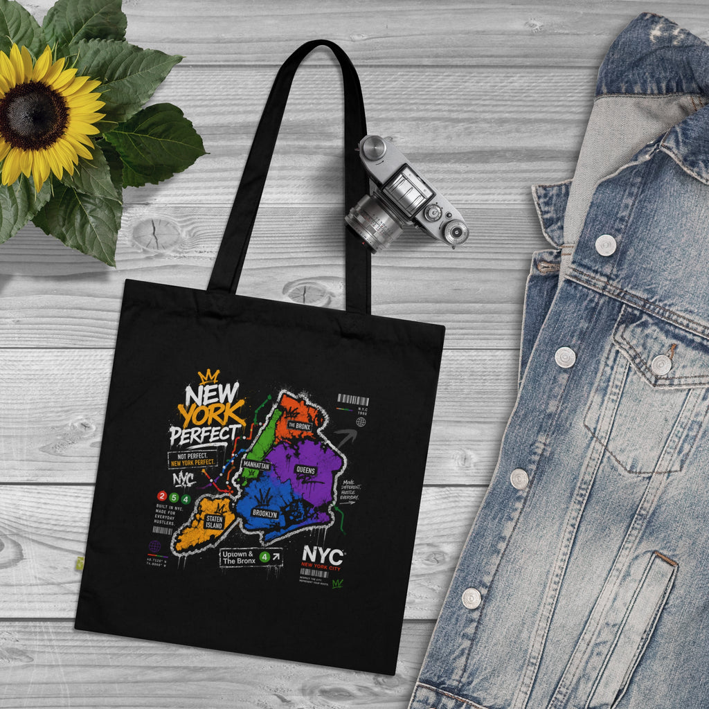 New York Perfect Organic Cotton Tote Bag