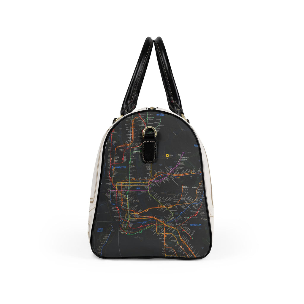4-Train Faux Leather Travel Bag