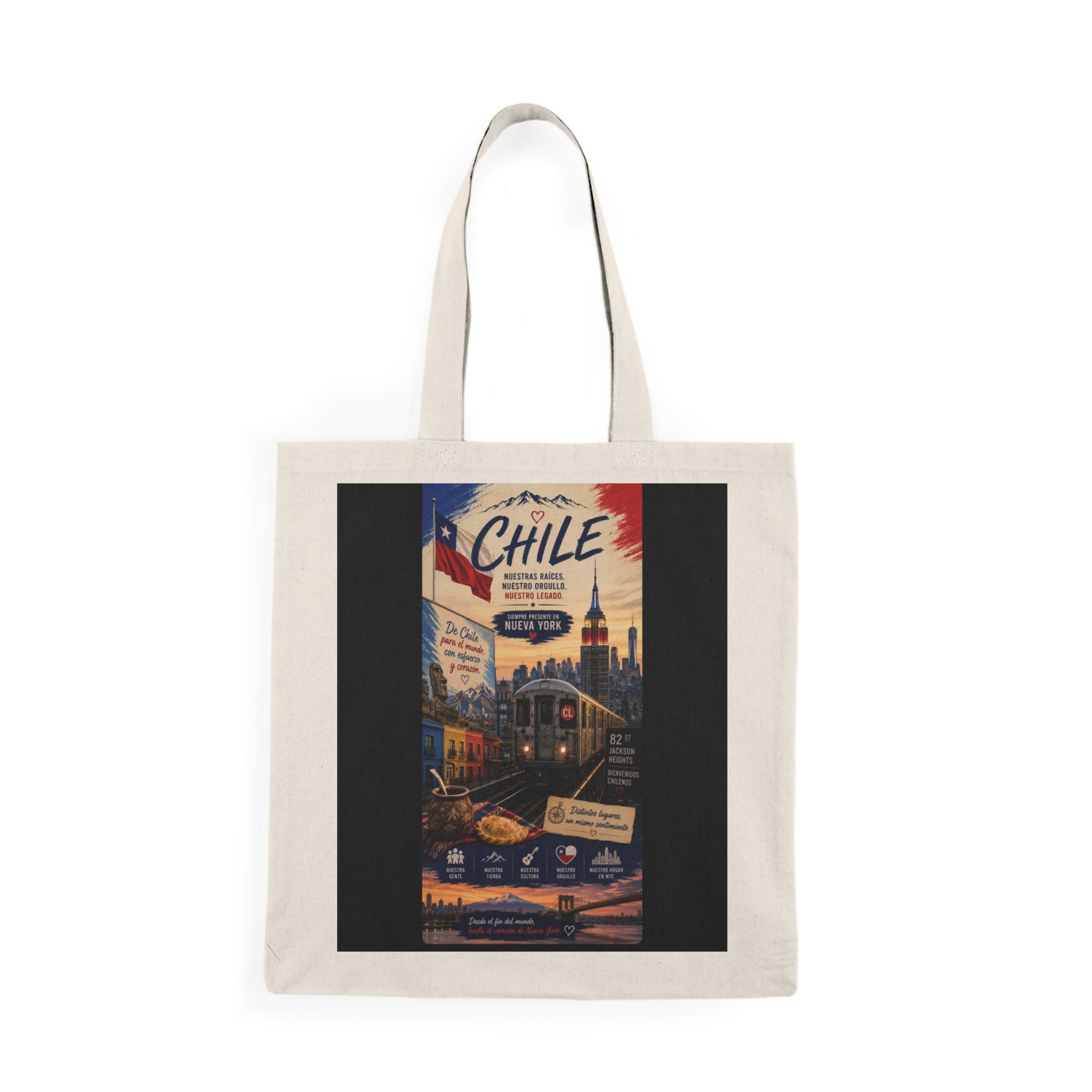 New York Perfect Chile Natural Tote Bag