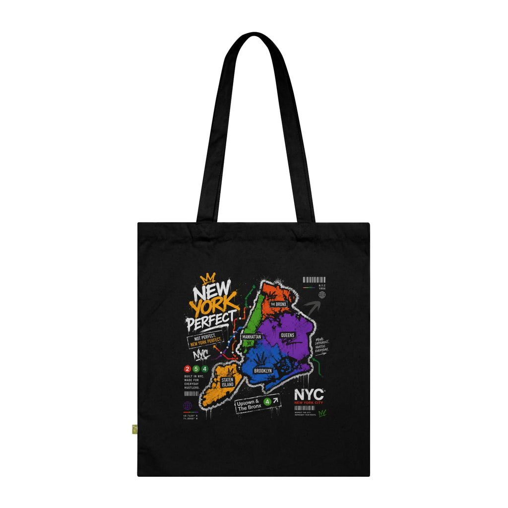 New York Perfect Organic Cotton Tote Bag