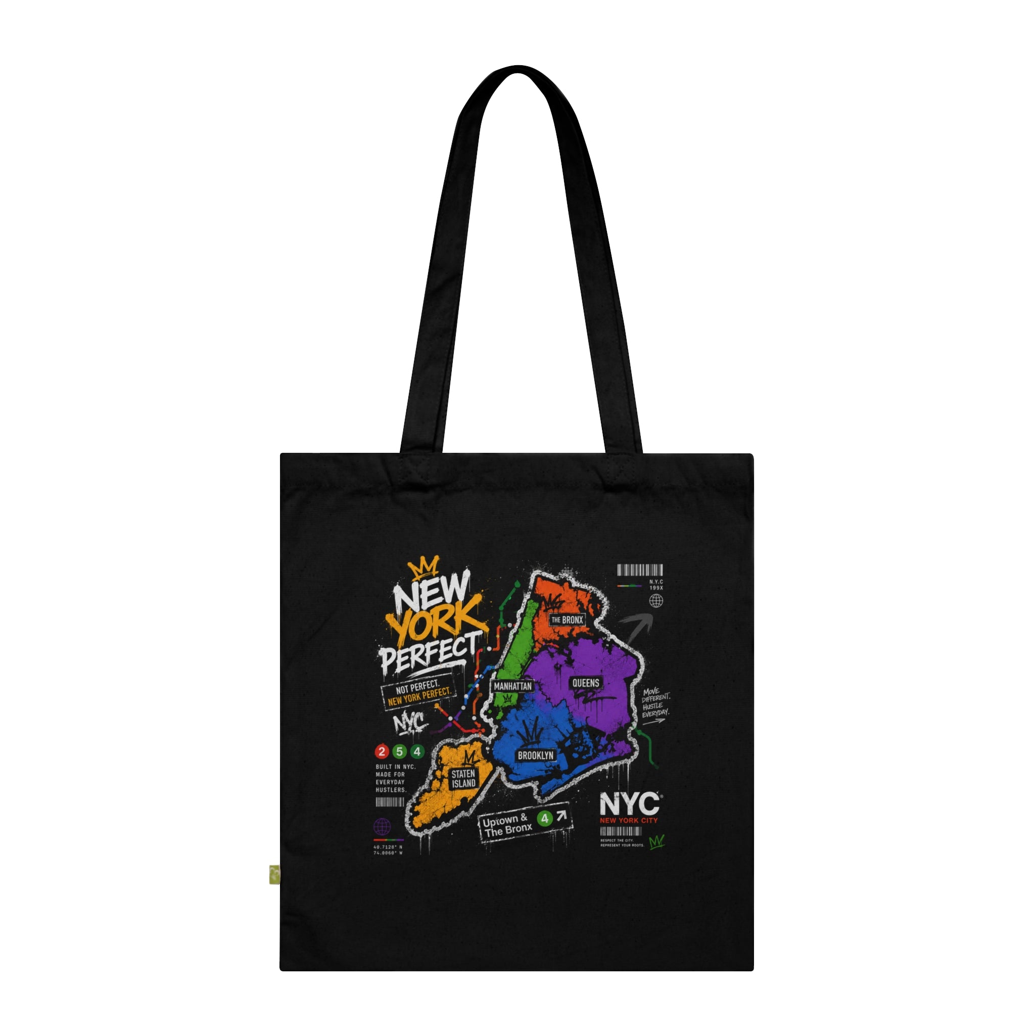 New York Perfect Organic Cotton Tote Bag