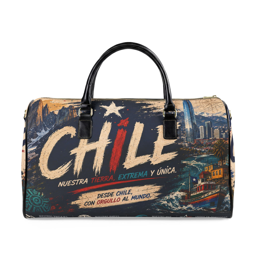 Faux Leather Travel Bag