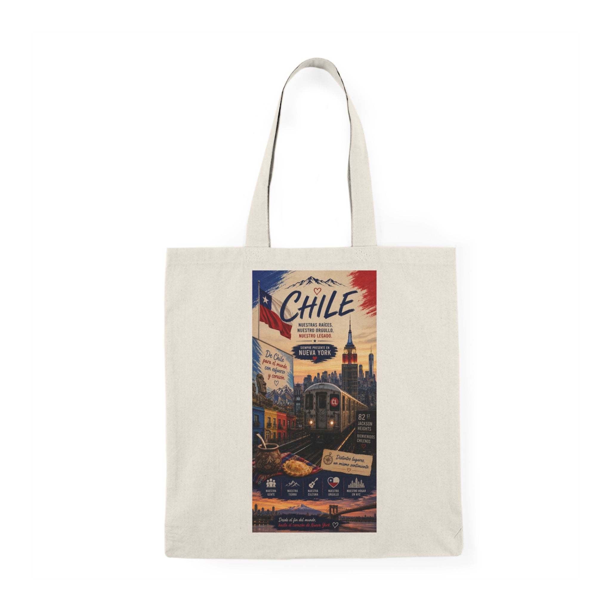 New York Perfect Chile Natural Tote Bag