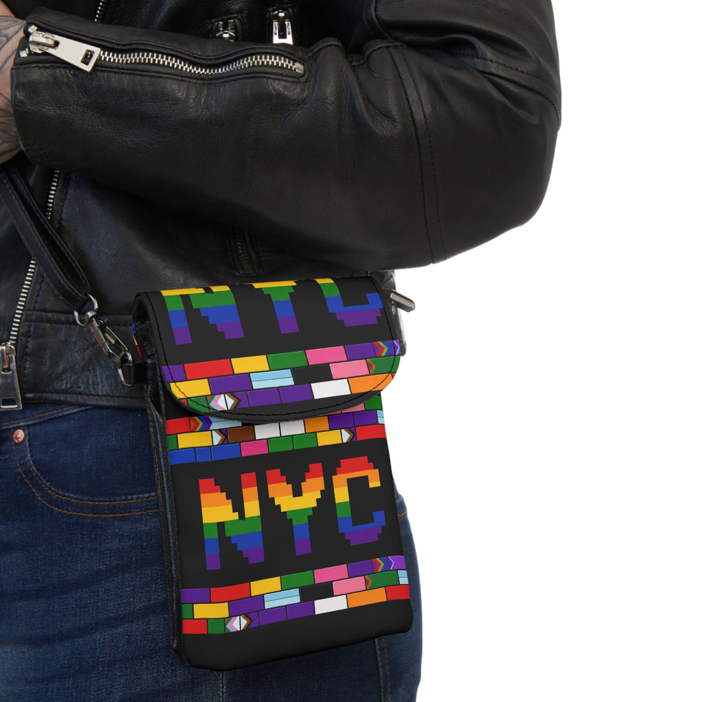 NYP City Tiles Small Cell Phone Wallet