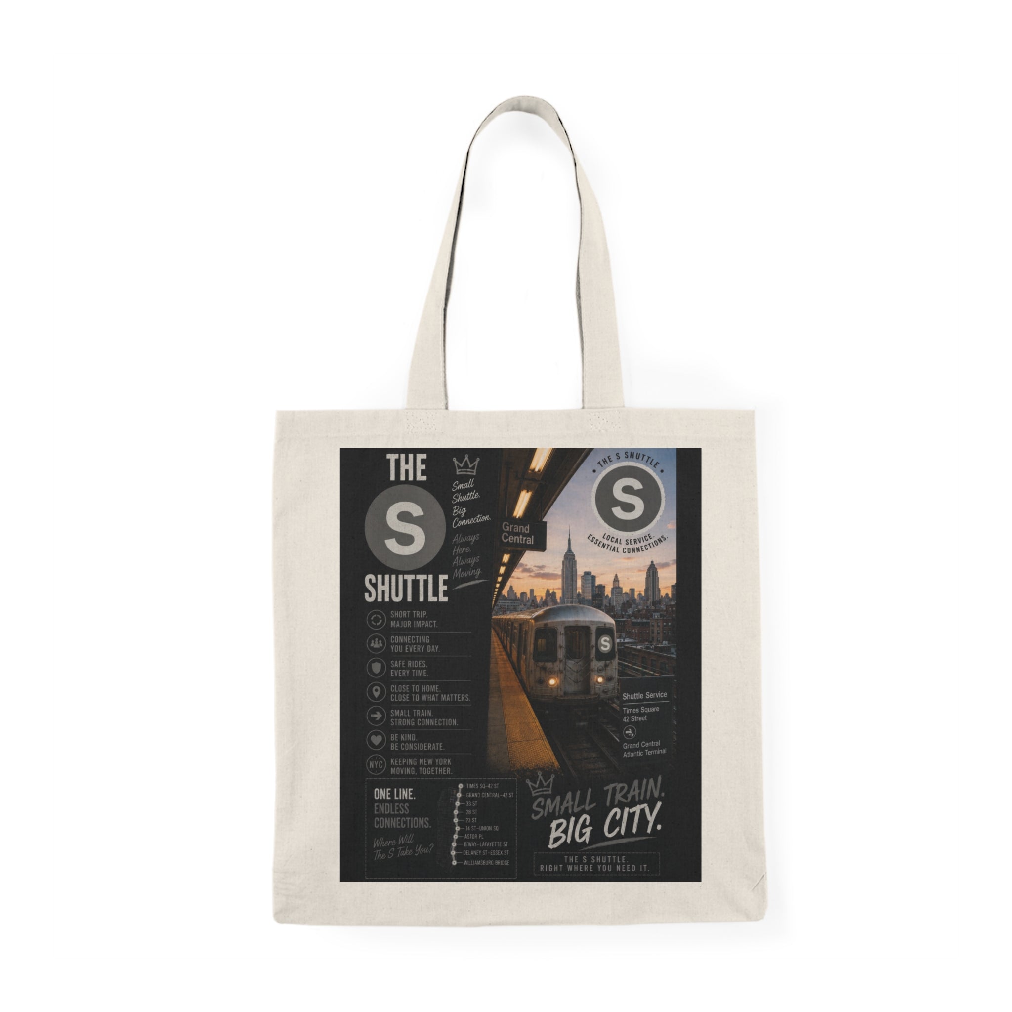 S Line Natural Tote Bag