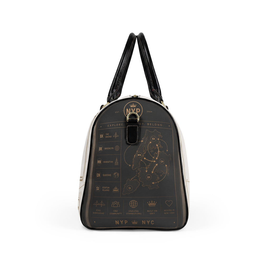 Faux Leather Travel Bag
