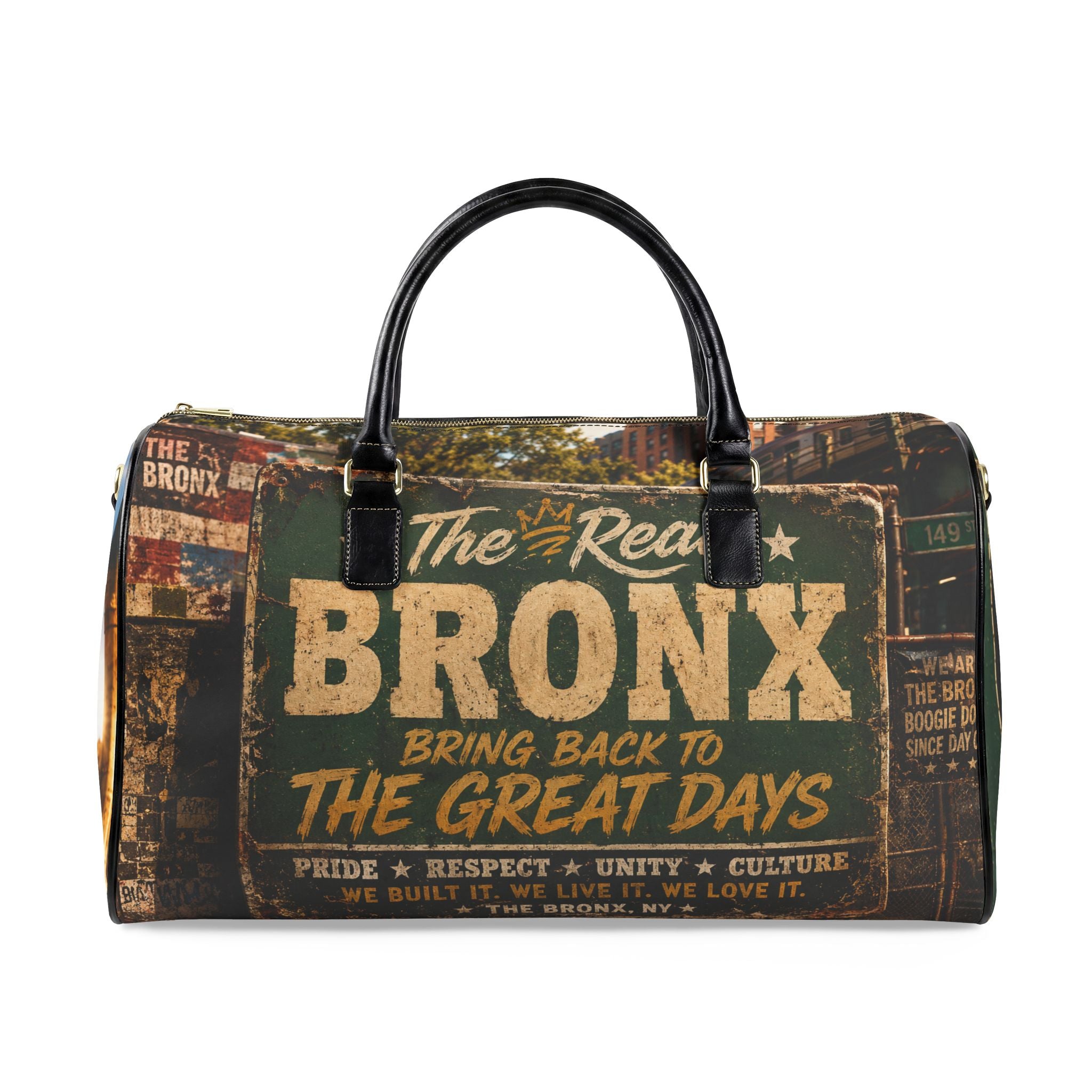 Bronx Faux Leather Travel Bag