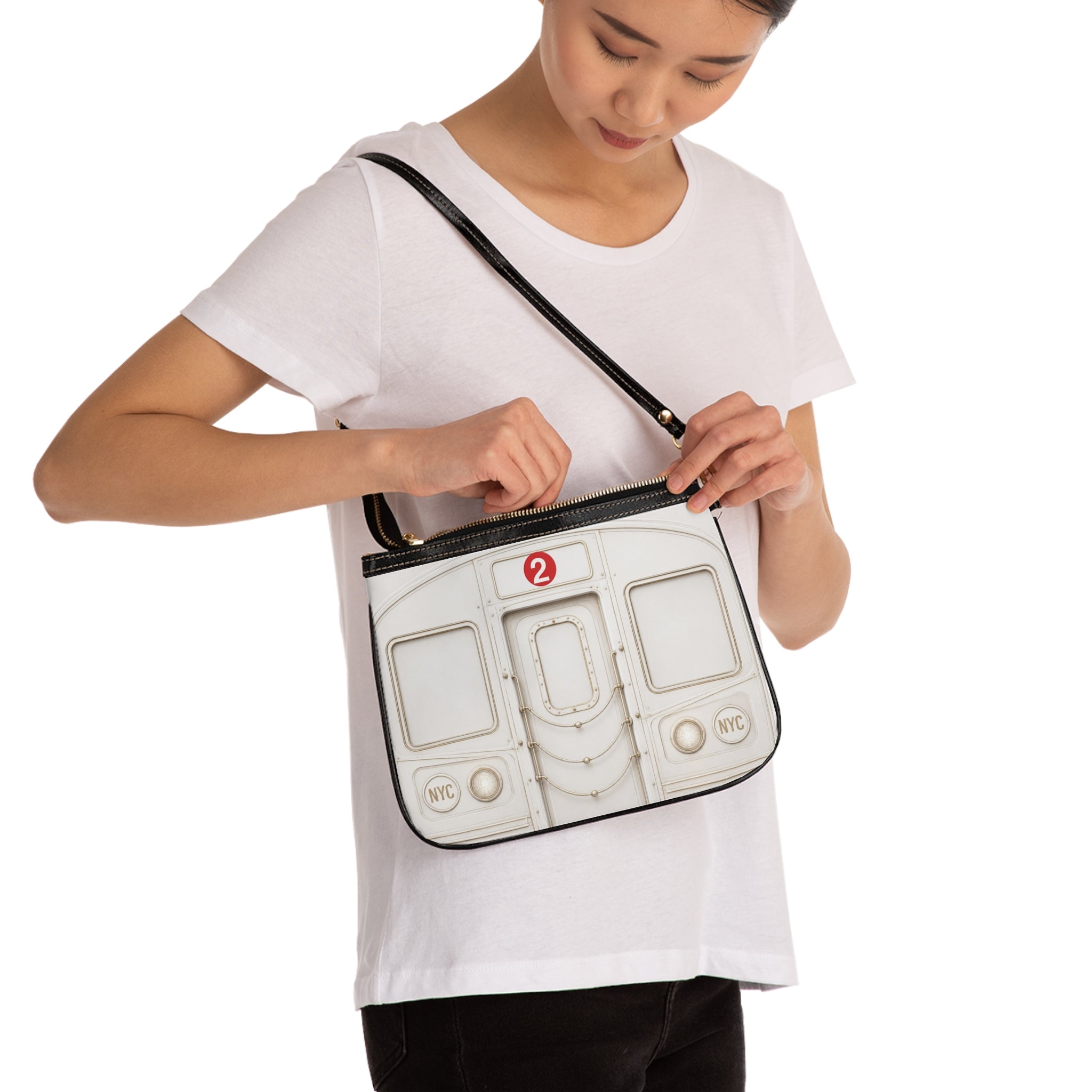 2 Line Mini Shoulder Bag