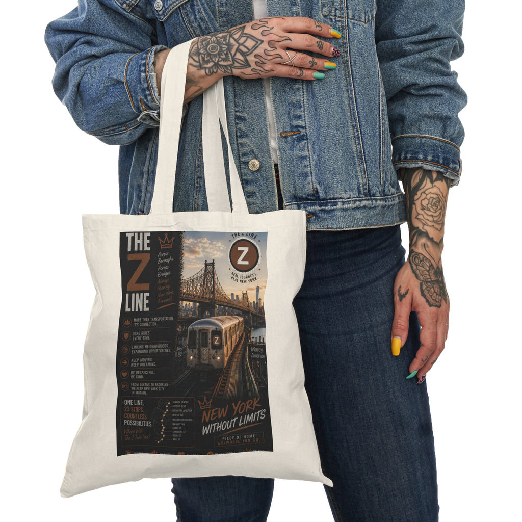 Z Line Natural Tote Bag