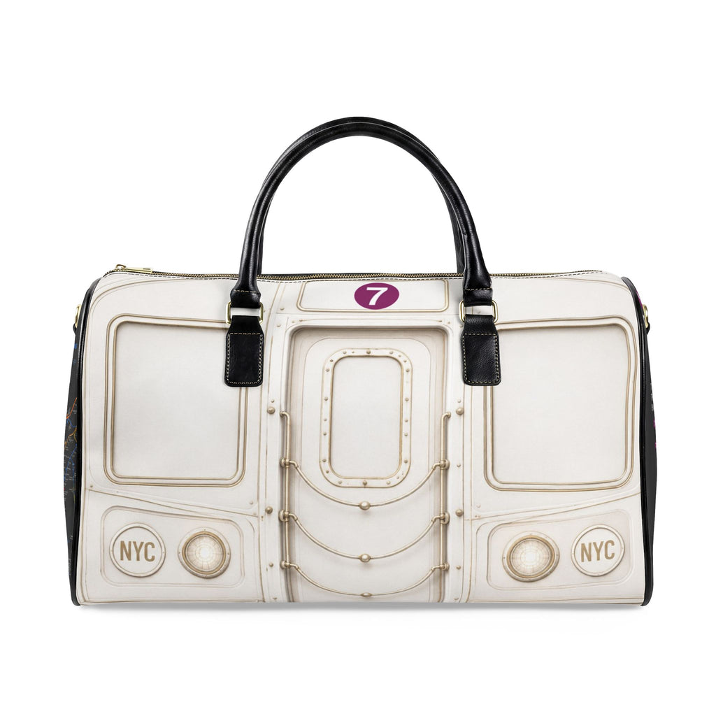 7-Train Faux Leather Travel Bag