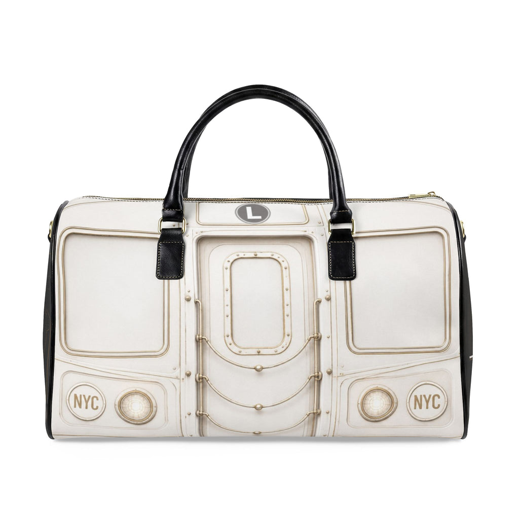 L Line Leather Travel Bag