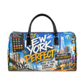 NYP Summer Faux Leather Travel Bag