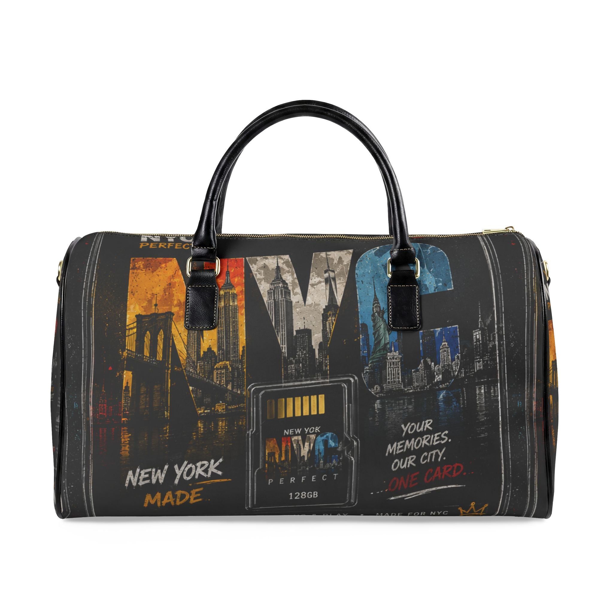 NYP NYC Access Pass Leather Bag